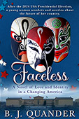 Faceless by B. J. Quander a political romance novel